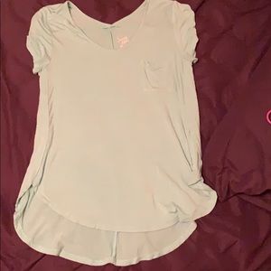 Sweet tee teal high low shirt